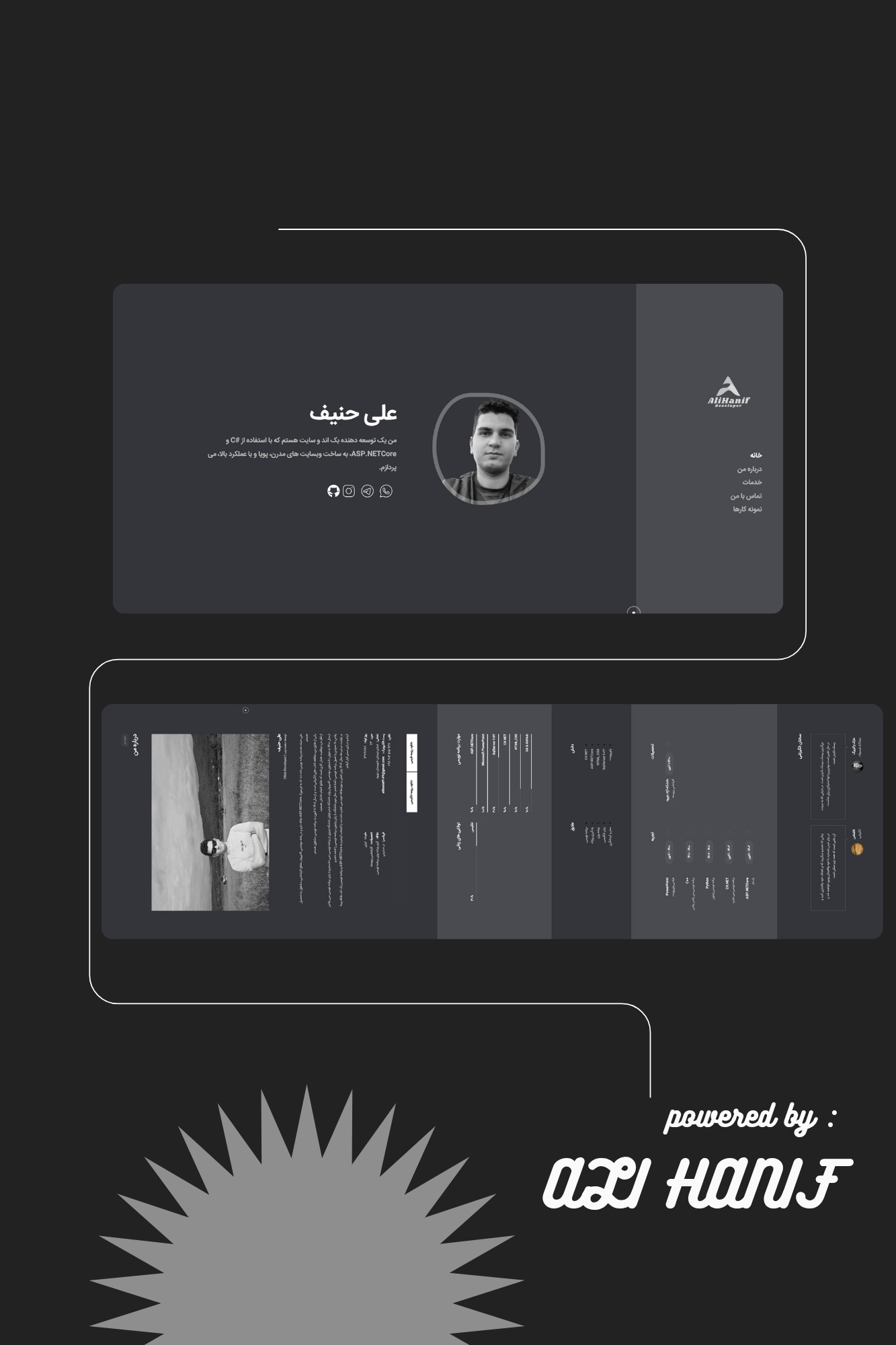 بازطراحی و توسعه وب‌سایت شخصی با ASP.NET Core - تصویر 3